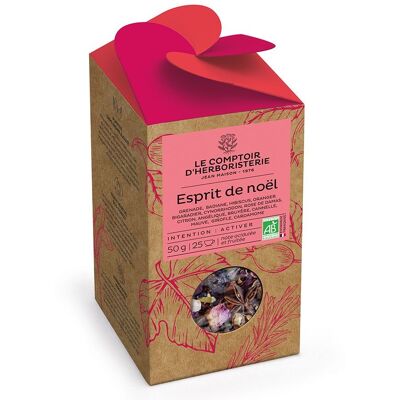 ESPÍRITU DE NAVIDAD ECOLÓGICO TÉ DE HIERBAS 50G