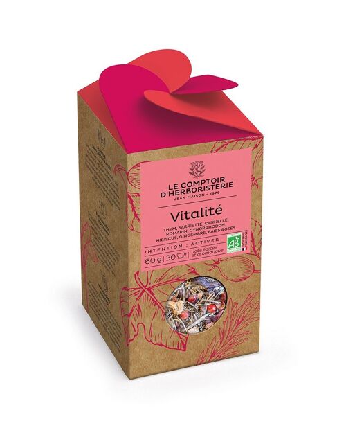 Tisane vitalite bio 60g