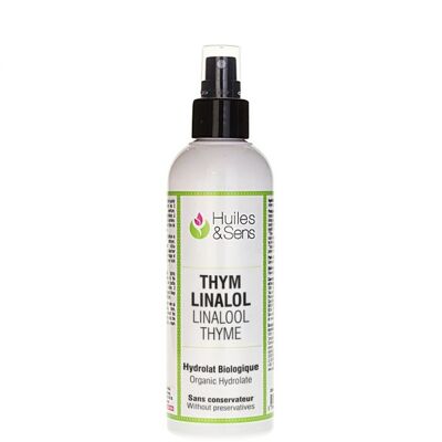thyme hydrosol with organic linalool