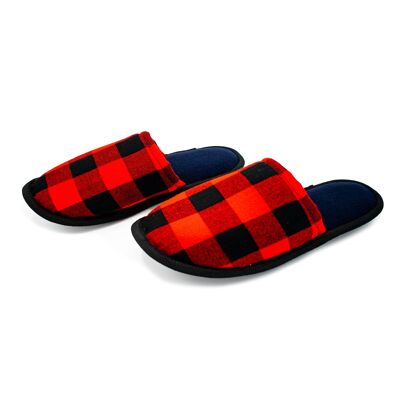 Maasai - Red/Black- Bedroom Slippers