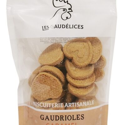 Gaudrioles caramel zippable bag 180g
