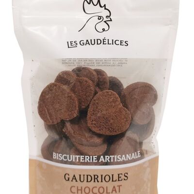 Gaudrioles chocolat sachet zippable 180g