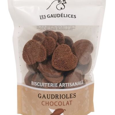 Gaudrioles Schokoladenbeutel mit Reißverschluss 180g