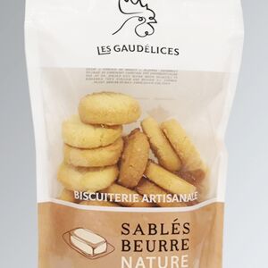 Sablés tradition pur beurre nature sachet zippable 180 g