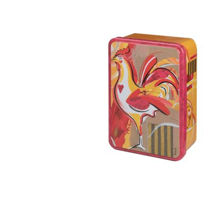 Red Yellow Rooster Box
