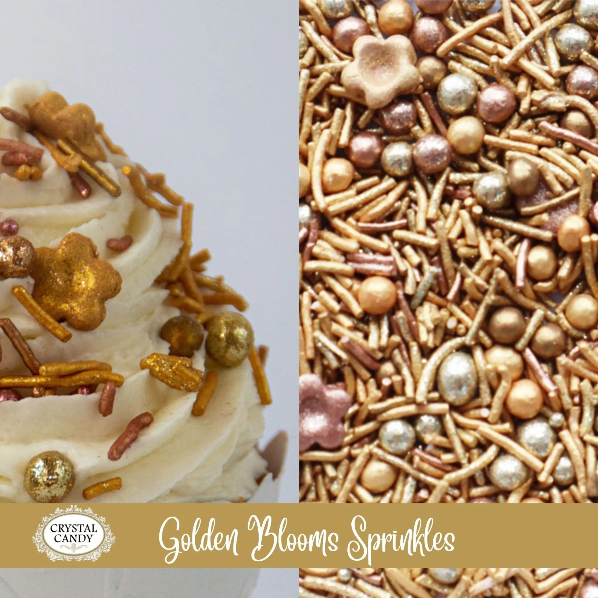 Buy wholesale Crystal Candy - The Perfect Sprinkle - Golden Blooms