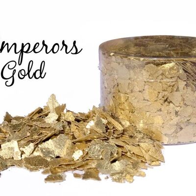 New!! Crystal Candy Edible Cake Flakes - Emperors Gold