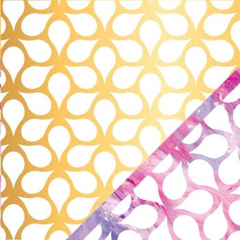 Crystal Candy : Superposition de papier gaufrette élégante / Frill 16