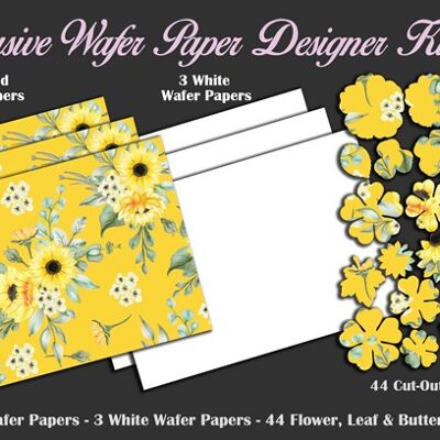 Crystal Candy Edible Wafer Kits - Exclusive Wafer Paper Designer Kit 24