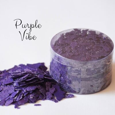 Crystal Candy Edible Cake Flakes - Purple Vibe