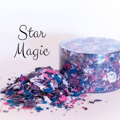 Crystal Candy Edible Cake Flakes - Star Magic
