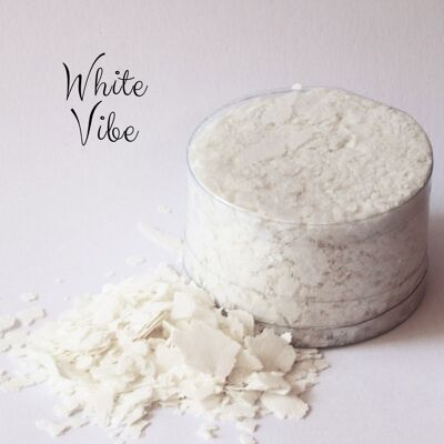Crystal Candy Edible Cake Flakes - White Vibe