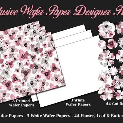 Crystal Candy Edible Wafer Kits - Exclusive Wafer Paper Designer Kit 8