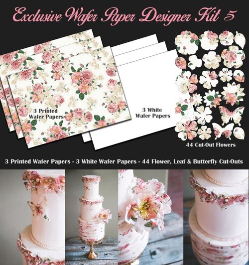 Crystal Candy Edible Wafer Kits - Exclusive Wafer Paper Designer Kit 5