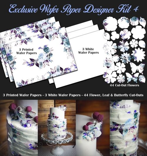 Crystal Candy Edible Wafer Kits - Exclusive Wafer Paper Designer Kit 4
