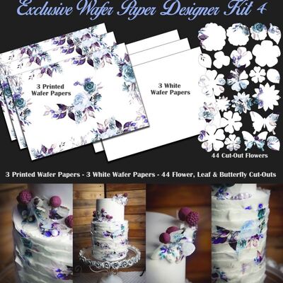 Crystal Candy Edible Wafer Kits - Exclusive Wafer Paper Designer Kit 4