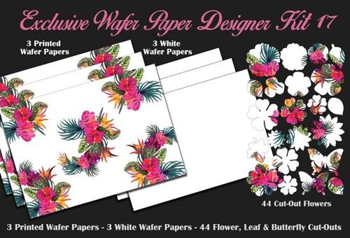 Crystal Candy Edible Wafer Kits - Exclusive Wafer Paper Designer Kit 17