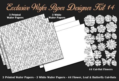Crystal Candy Edible Wafer Kits - Exclusive Wafer Paper Designer Kit 14