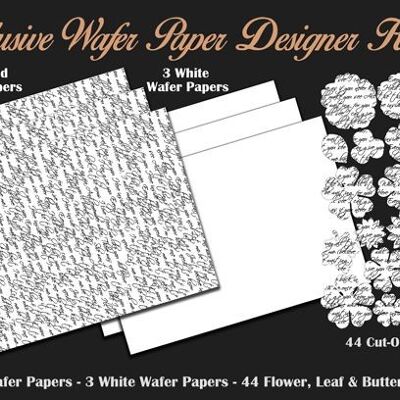 Crystal Candy Edible Wafer Kits - Exclusive Wafer Paper Designer Kit 14