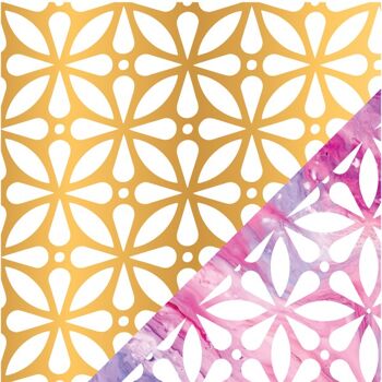 Crystal Candy : Superposition de papier gaufrette élégante / Frill 15