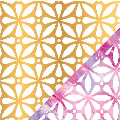 Crystal Candy:  Stylish Wafer Paper Overlay / Frill 15