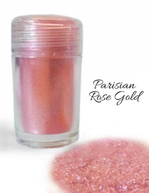 Crystal Candy Metallic Edible Lustre Dust - Parisian Rose Gold Lustre