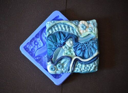 Crystal Candy Bas Relief Mould - Sea Breeze