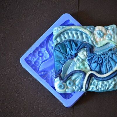 Crystal Candy Bas Relief Mould - Sea Breeze
