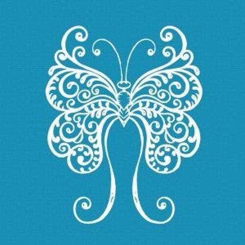 Crystal Candy Mini Mesh Stencils - Butterfly