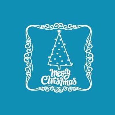 Crystal Candy Mini Mesh Stencils -  Merry Christmas