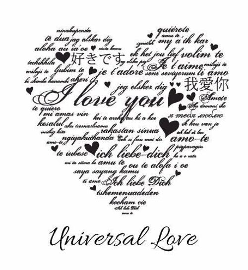 Crystal Candy Mini Mesh Stencils -  Universal Love