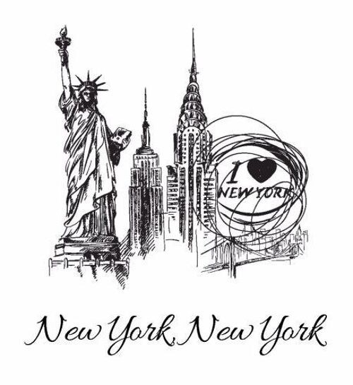 Crystal Candy Mini Mesh Stencils - New York New York