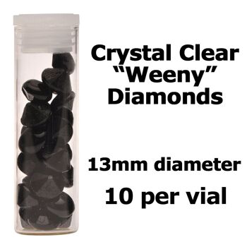 Diamants Isomalt comestibles Crystal Candy - 13 mm. Granit