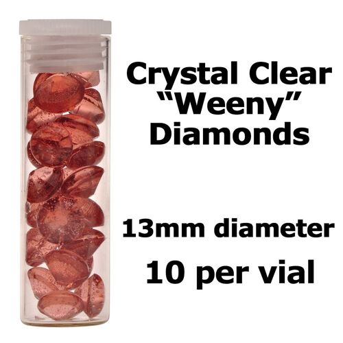 Crystal Candy Edible Isomalt Diamonds - 13mm. Copper 2