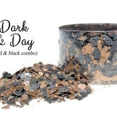 Crystal Candy Edible Cake Flakes - Dark & Day