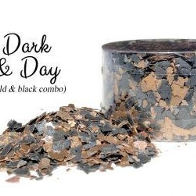 Crystal Candy Edible Cake Flakes - Dark & Day