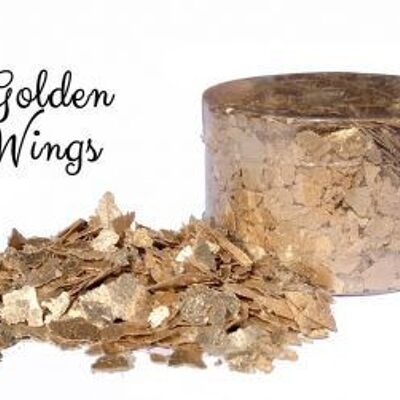 Crystal Candy Edible Cake Flakes - Golden Wings
