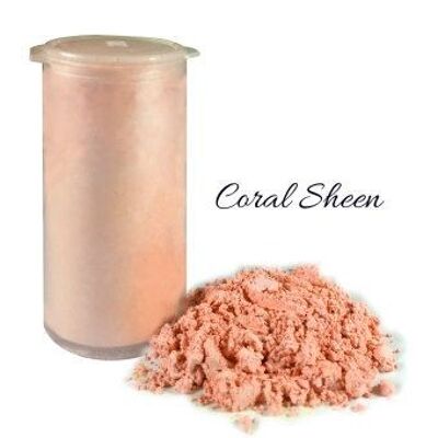 Crystal Candy Pearlescent Lustre Dust -  Coral Sheen