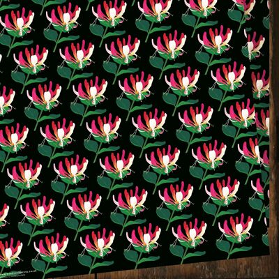 Honeysuckle gift wrap (flowers)