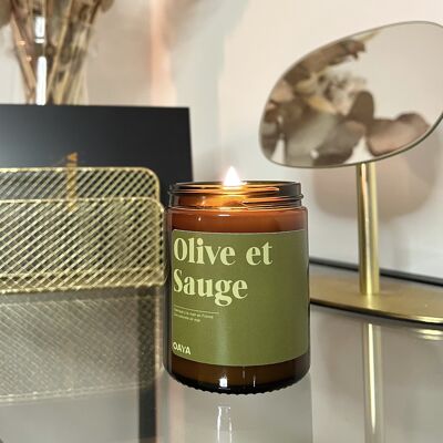 Olive and Sage Candle