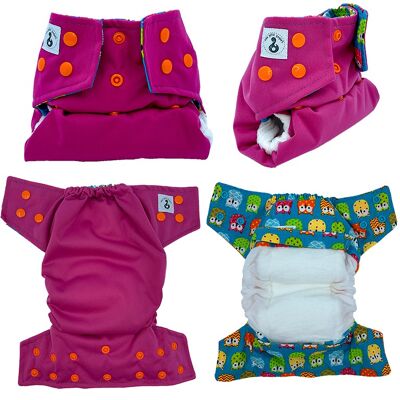 Cloth diaper TE1 size 1 (3.5 - 8 kg)