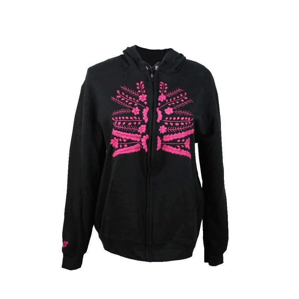 Felpa ricamata Tehuacán Nera