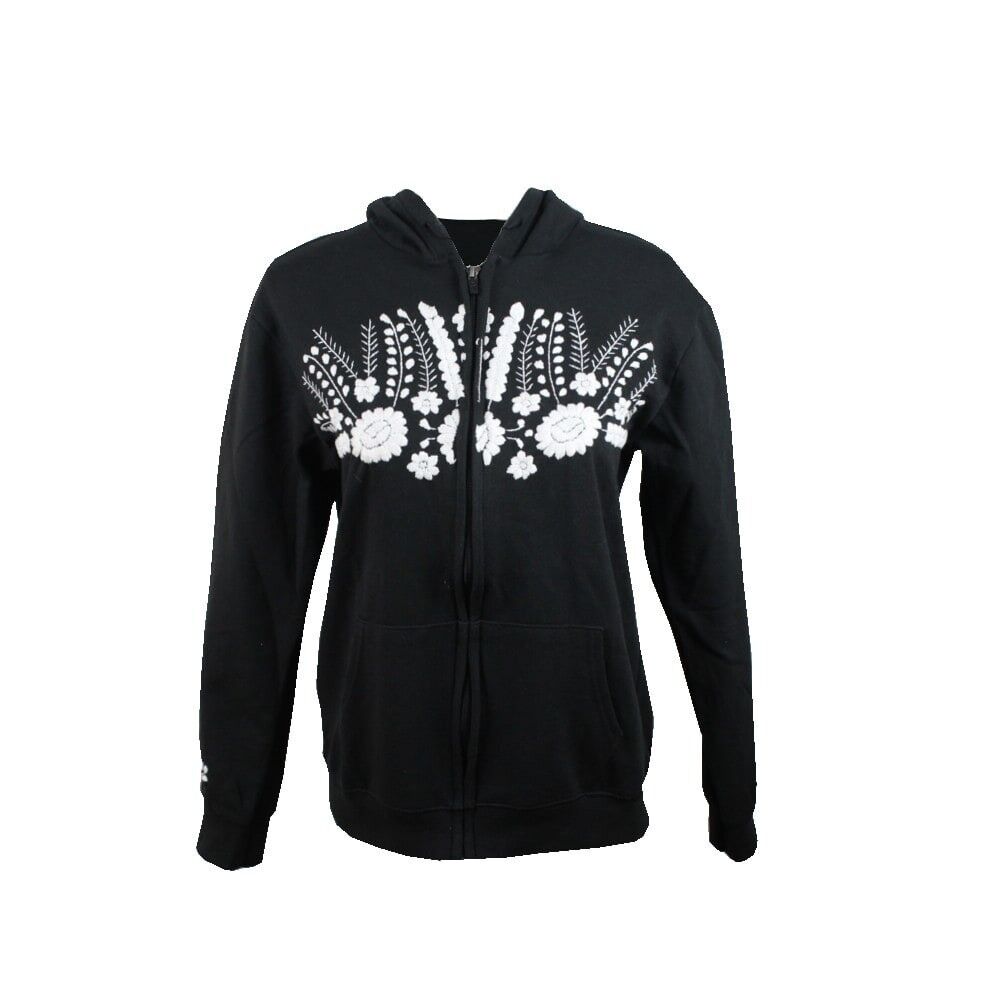 Felpa ricamata Tehuacán Nera