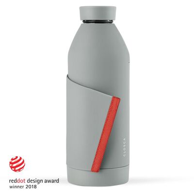 Closca bottle gray/coral