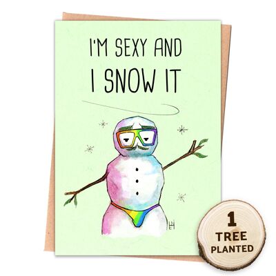Sexy und ich schneie es Regenbogen - nackt