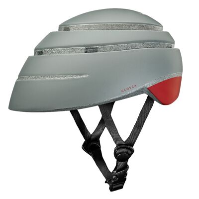 Faltbare Helmschlaufe FOSSIL / RED WINE
