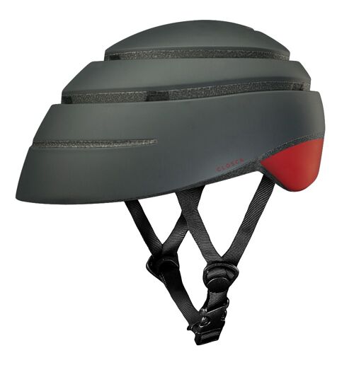 Foldable Helmet Loop GRAPHITE/RED WINE