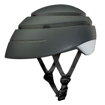Bucle de casco plegable GRAFITO / BLANCO