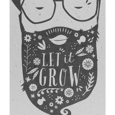 Send and Grow postcard - Let it grow