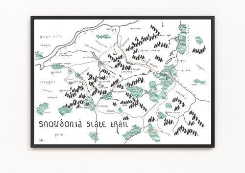 Snowdonia Slate Trail (Second Edition) - A4